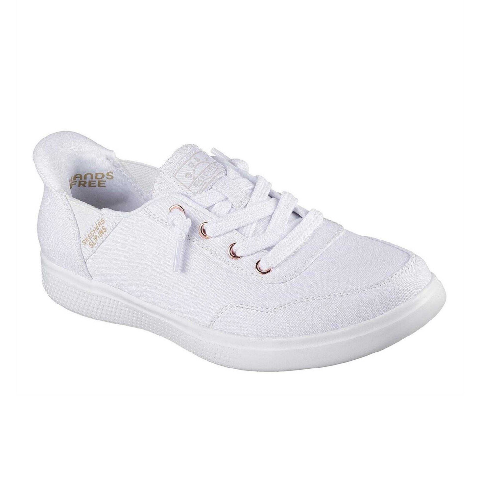 Skechers (2.5 Uk, ) Womens/Ladies Bobs Slip-In Trainers White