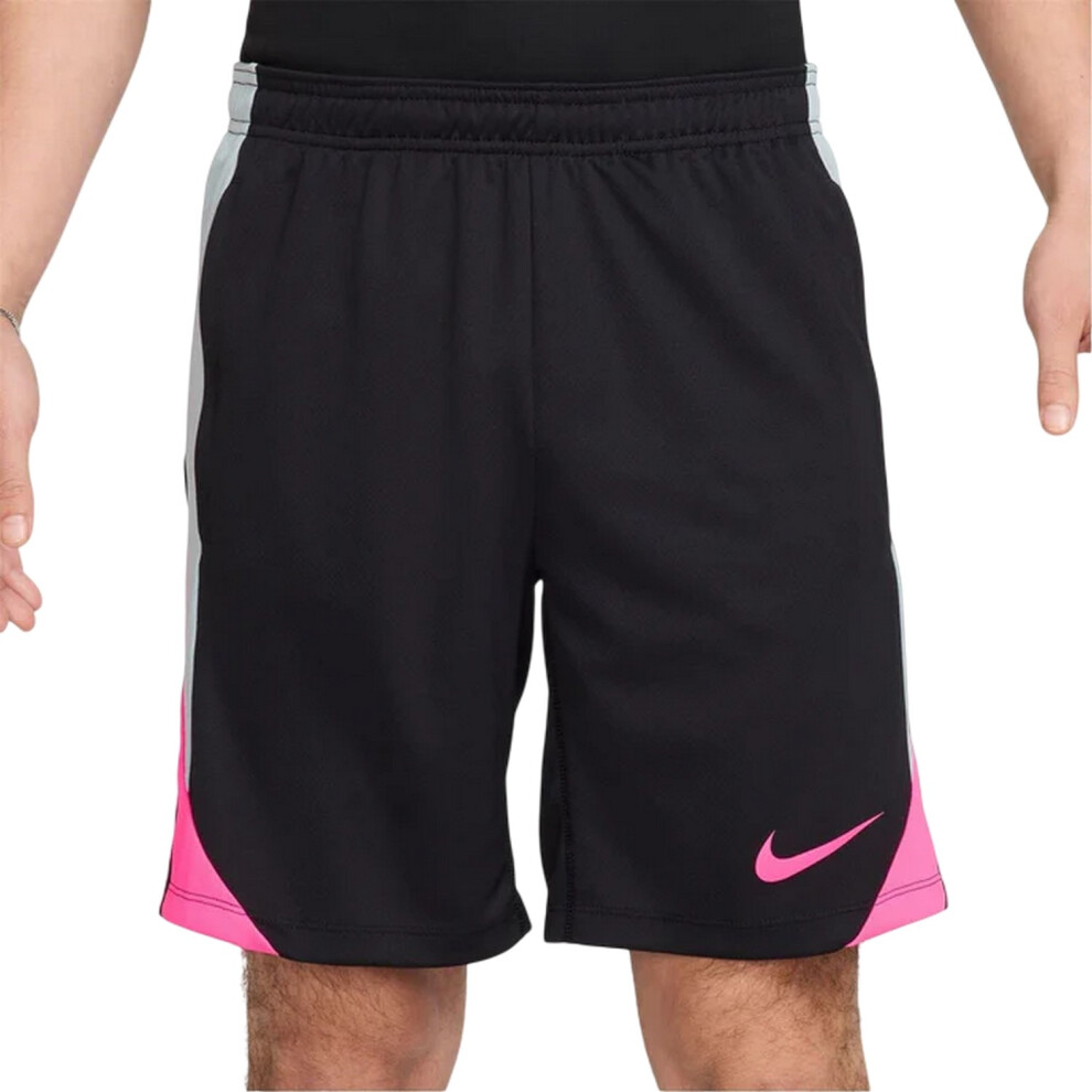Nike (S, Black/Pink) Mens Strike Football Shorts