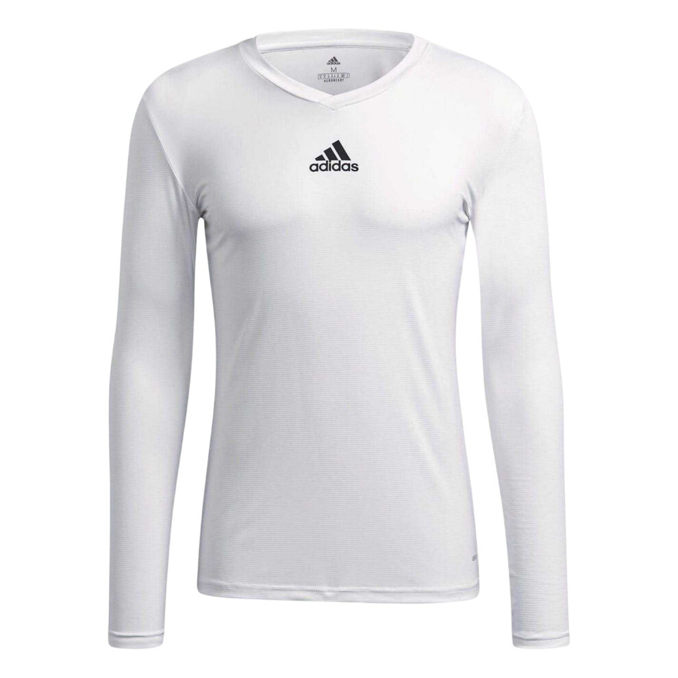 Adidas (L, White) Mens Team Base T-Shirt