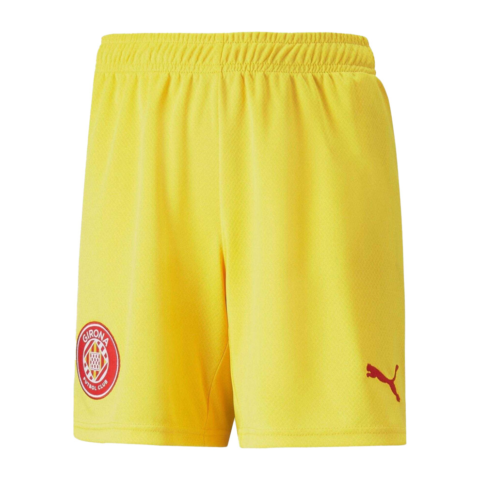 Puma (7-8 Years, Yellow) Mens Girona Fc Regular Football Shorts