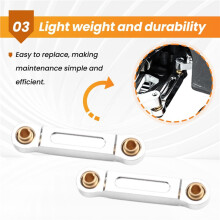 RC Car Upgrade Front Steering Tie Rod Kit for MJX 1/14 14301 14302 14303 14304 RC Car Accessories Silver