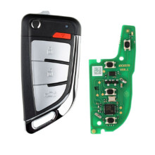 XHORSE XEKF20EN SA2043 Knife Style Universal Remote Control Key 4 Buttons Car Key with Chip for VVDI Key Tool
