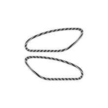 Acabamento da Moldura da Maçaneta Interna da Porta em Fibra de Carbono para Série 6 E63 E64 2004-2010 Acessórios Internos