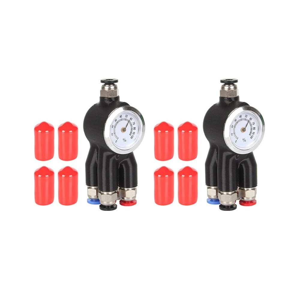 2Pcs 4-In-1 Ptfe Adapter For Bambu - Connects 4 Feeding Modules, For X1 P1 A1 4713344061571