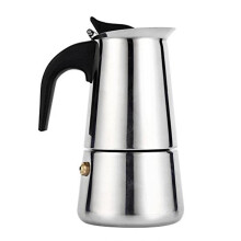 Coffee Pot Stainless Steel Moka Pot Italian Coffee Maker 9 Cup 15 OZ Stovetop Espresso Maker for Electric Ceramic Stove