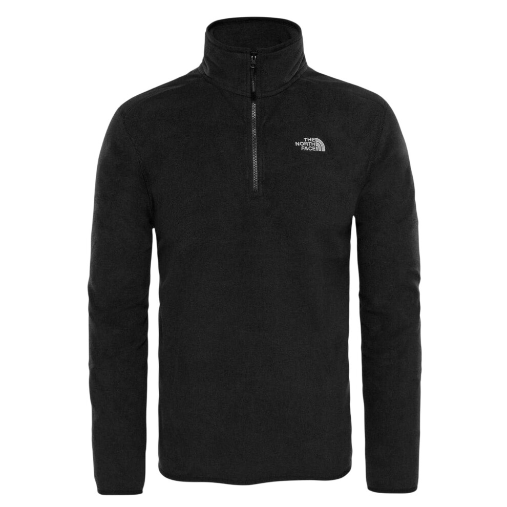 The North Face (Xl, Black) Mens Glacier Fleece Quarter Zip Sweatshirt