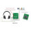 QCC3034 Módulo de Áudio Estéreo  5.1 DC3.6-5.5V APTXHD Saída I2S Sem Perdas Módulo SBC/AAC/APTX/APTXHD com Chamada 6