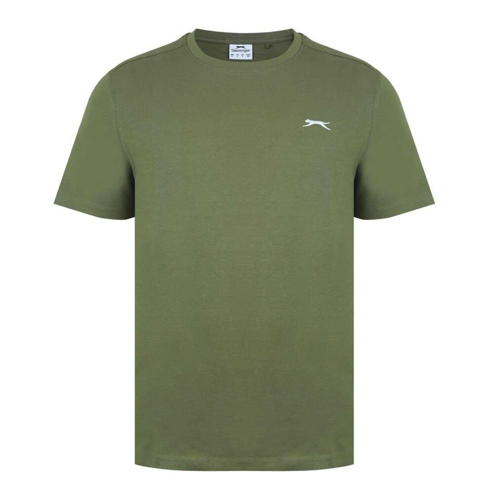 Slazenger (Xxl, Khaki) Mens 3D Logo T-Shirt Multicoloured