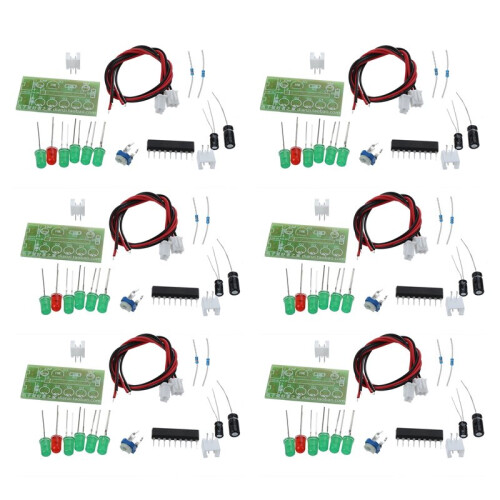 6X KA2284 Audio Level Meter Level Indicating Suit LED Indicator DIY Kit for