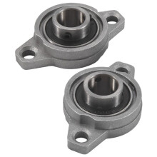 KFL002 FL002 Self Aligning Pillow Block Flange Bearing 15mm 2PCS