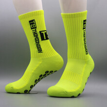 THOMSONSIGN Rutschfeste FußBall Socken Herren Reibung Polster Mittel Rohr Laufen Eis und Schnee Gehen Knie Lange StrüMpfe 2