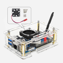 Case for Orange Pi 4 LTS Transparent Acrylic Shell Box Protect Enclosure for Orange Pi 4 LTS