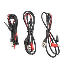 Sondas de Osciloscopio BNC una Pinzas de Cocodrilo de Cocodrilo BNC una Cables de Gancho BNC una Cable de Enchufe Macho Banana de Doble