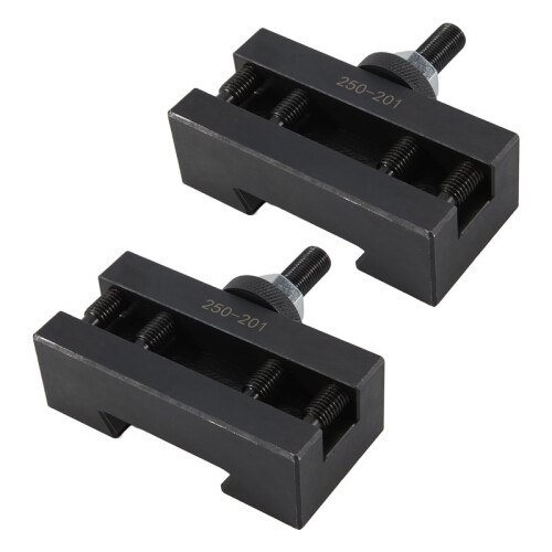 2Pcs 250-201 Quick Change Tool Holder Turning and Facing Tool Holder for Lathe Cutter Cutting Tool Bits
