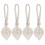 4Pcs Rope Leaf Curtain Tie Backs Macrame Holdbacks Curtains & Voiles Tiebacks 1