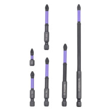High Hardness and Strong Magnetic Bit, 6Pcs Anti-Slip and Shock-Proof Bits with Screwdriver Bits, Magnetic Bit Kit