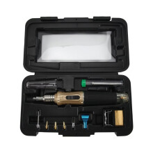 10-Em-1 HS1115K Ferro de Solda um GáS PortáTil Kit de ManutençãO EletrôNica de Temperatura Constante Ouro
