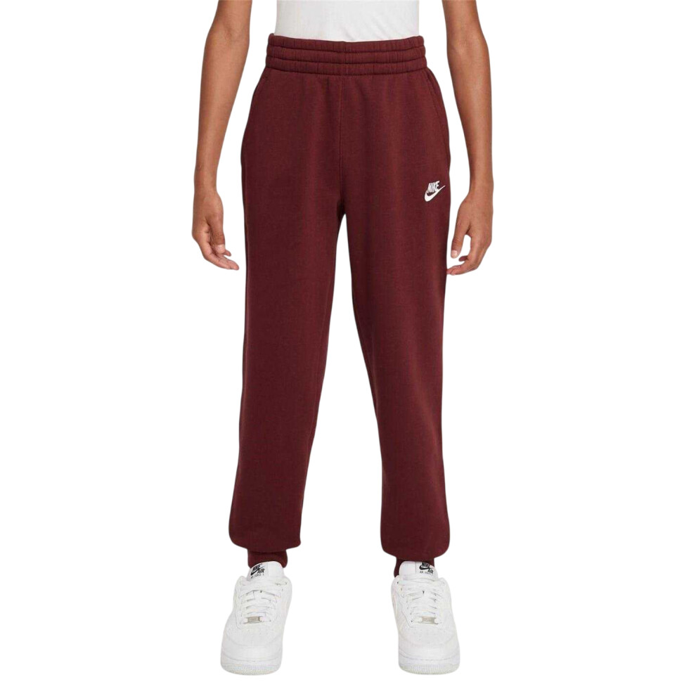 Nike (13 Years, Team ) Childrens/Kids Fleece Jogging Bottoms Red