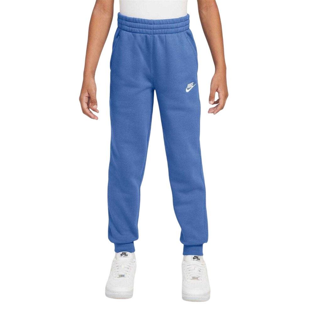 Nike (13 Years, ) Childrens/Kids Fleece Jogging Bottoms Blue