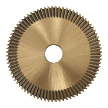 1Pc Titanium Coated Key Machine Cutter 70X7.3X12.7Mm 80T Hss Key Duplicate Machine Saw Blade for Cutting Keys Locksmith Tools