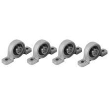 4Pcs KP08 Pillow Block Mounted Bearing (Diameter 8mm Bore) Zinc Alloy Pillow Block Bearing