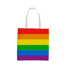Rainbow Stripe Tote Bag