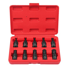 10PCS 12 Point Socket Wrench Set Universal 3/8 Square Drive Socket Set M4-M16 Socket Kit
