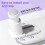 Arm Rest for Nails Tech,Manicure Nail Arm Rest with Rotating Phone Stand, U Shaped Height Adjustable White 6