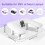Arm Rest for Nails Tech,Manicure Nail Arm Rest with Rotating Phone Stand, U Shaped Height Adjustable White 9