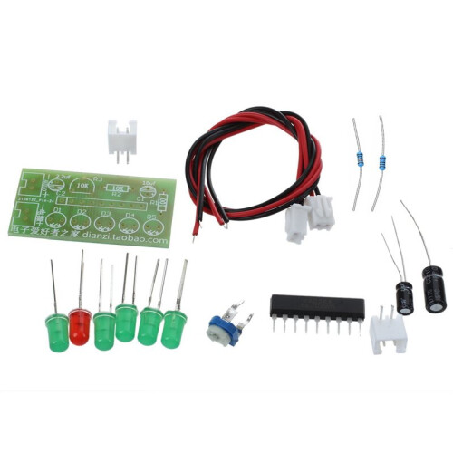 6X KA2284 Audio Level Meter Level Indicating Suit LED Indicator DIY Kit for 1