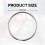 10X Quality 50Mm Keyring Split Ring Set Heavy Duty Large Nickel Key Loop Sprung Hoop 7
