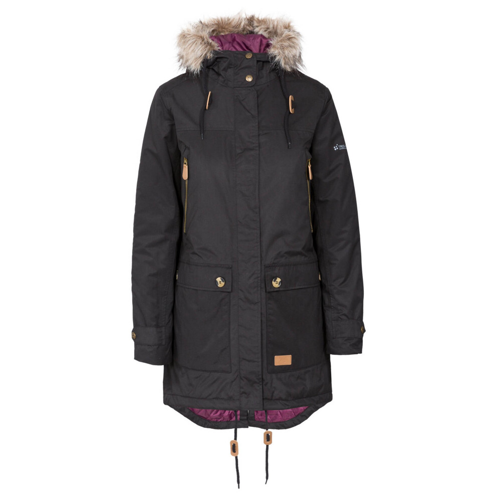 Trespass (Xxs, Black) Womens/Ladies Clea Waterproof Parka