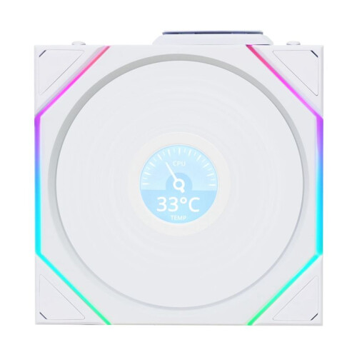 Fan TL Wireless LCD 120 Fan Computer Case 120mm Fan (White) NO CONTROLLER 1