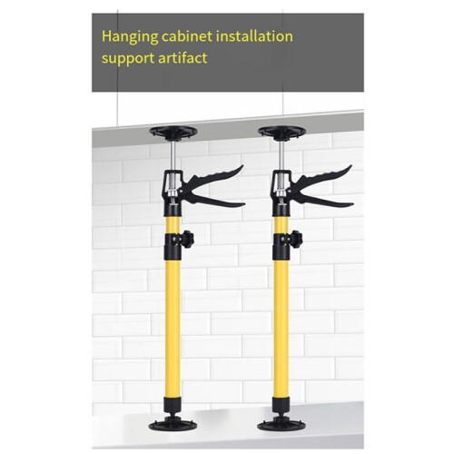 Wall Cabinet Installation and Support Tool. Freely Adjust the Height Without Stuck. Multi-Angle Support. 1