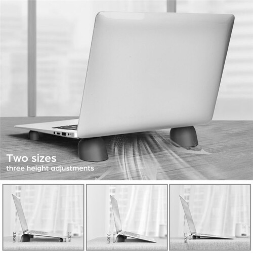 Supporto Portatile per Laptop Supporto di Raffreddamento per Laptop per Laptop, Tablet Nero 2