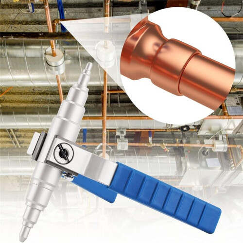 Expansor de Tubo de Cobre Macio, Ferramenta Manual Universal, Kit Expansor de Tubo de Refrigeração 3/8 Polegadas, 1/2 Polegadas, 5/8 Polegadas, 3/4 1
