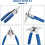 Expansor de Tubo de Cobre Macio, Ferramenta Manual Universal, Kit Expansor de Tubo de Refrigeração 3/8 Polegadas, 1/2 Polegadas, 5/8 Polegadas, 3/4 6