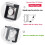 Power Push Button  Cover,Waterproof and Collision Resistant, Dustproof Safety Protector for 25mm Mounting Hole B 2