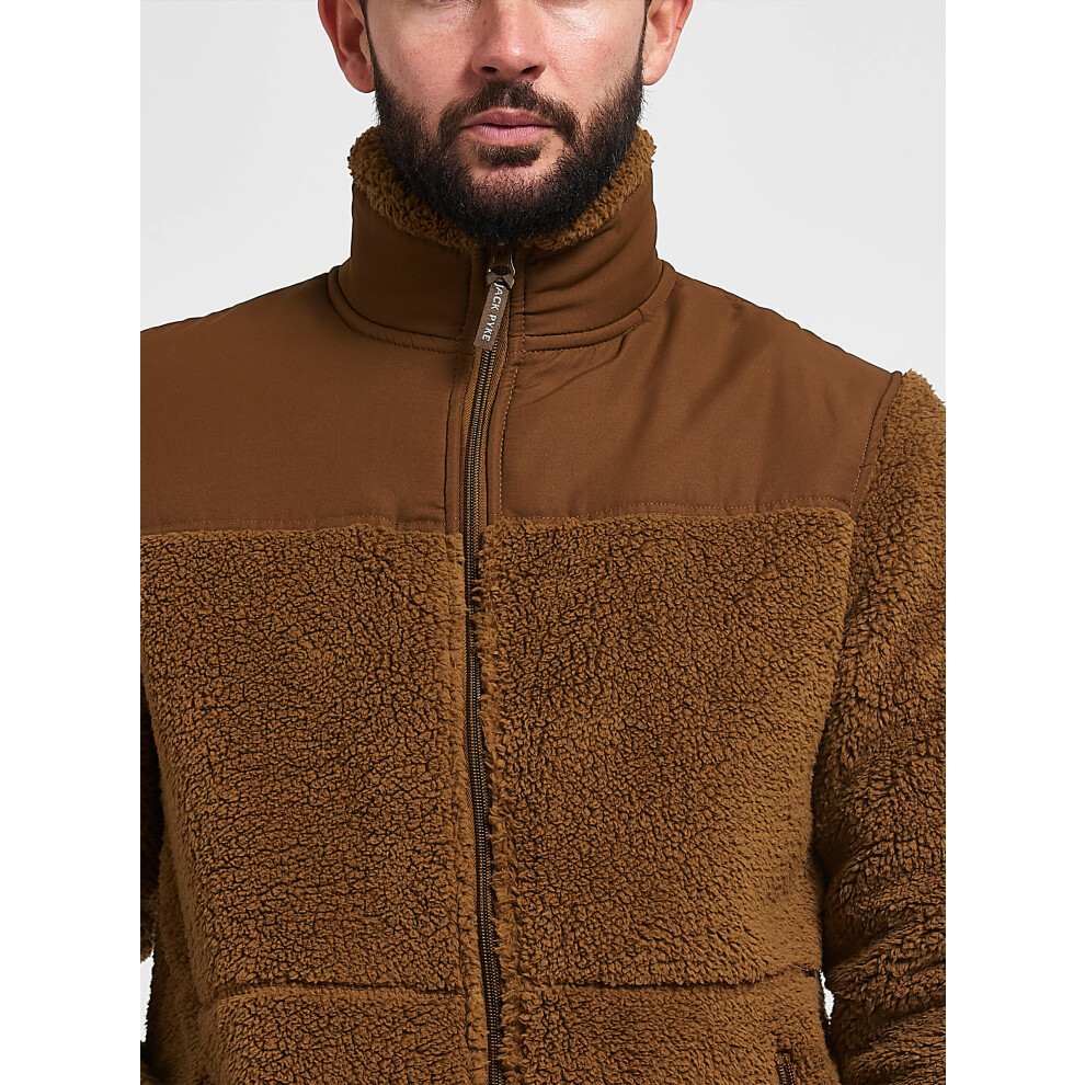 Jack Pyke Sherpa Fleece Jacket Gen2 Camel XX-Large