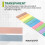 7400 Sheets Transparent Sticky Notes Self-Adhesive BookMarker Annotation Reading Book Clear Tab Posted It 5