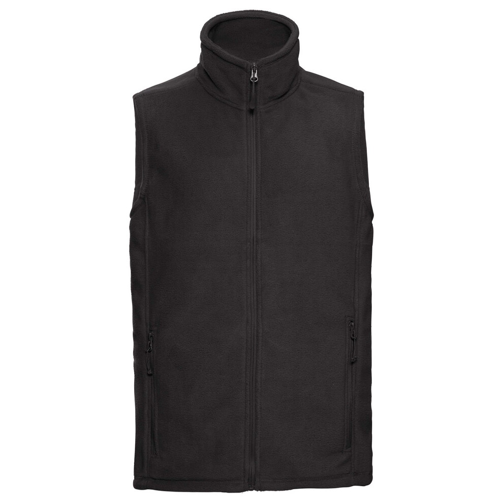 Russell (Xxl, Black) Mens Outdoor Fleece Gilet