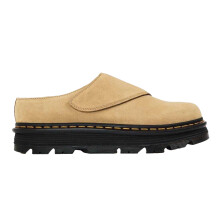 (8 UK, Tan) Dr Martens Unisex Adult Suede Platform Mules