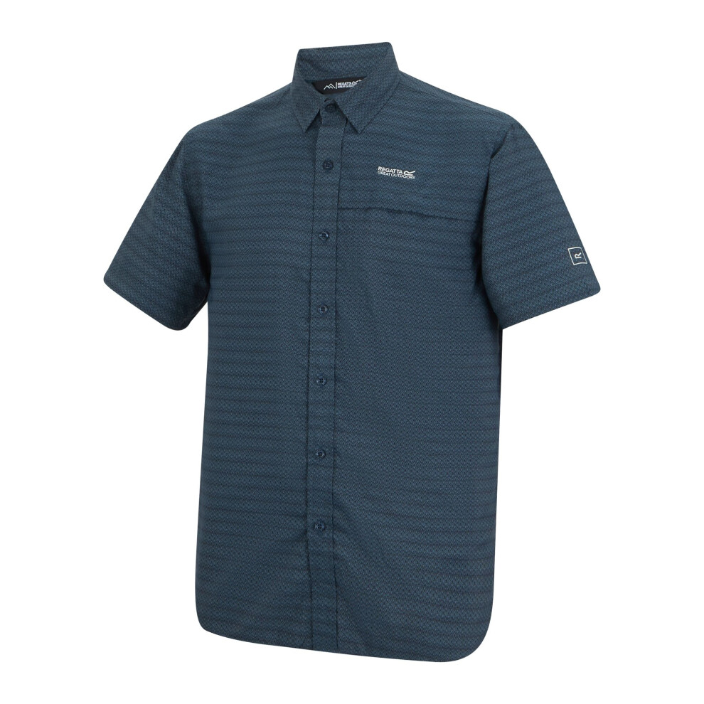 Regatta (3Xl, China Blue) Mens Mindano Triangle Short-Sleeved Shirt
