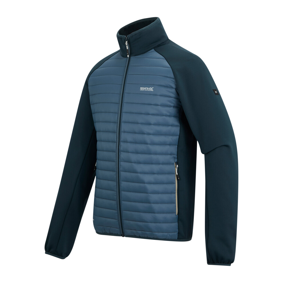 Regatta (M, China Blue/Night Sky) Mens Clumber Hybrid Jacket