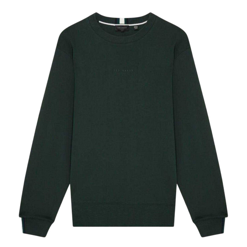 Ted Baker (S, ) Mens Crew Neck Sweatshirt Green