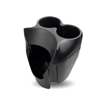 For 500 2007-2015 ABS Black Car Central Control Water Cup Holder Water Cup Storage Compartment