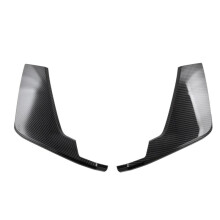 Koolstofvezel Kleur Auto Achterbumper Side Splitter Spoiler Decor Cover Trim voor / Seagull