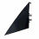 Automobile Rearview Mirror Triangle Trim Plate 1130656-00-E for  Model 3,Right 1