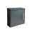 Wall-Mounted Metal Mailbox with Lock - Weatherproof 1