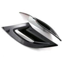 For Accord 2023 2024 11Th Car Front Fog Light Lamp Cover Trim Exterior Accessorie (ABS Carbon Fiber)